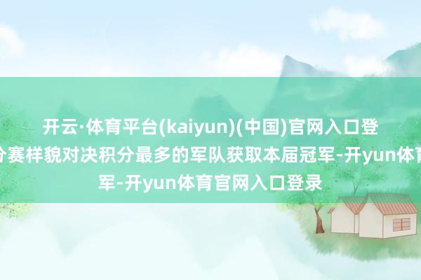 开云·体育平台(kaiyun)(中国)官网入口登录比赛给与积分赛样貌对决积分最多的军队获取本届冠军-开yun体育官网入口登录