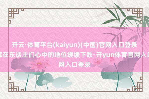 开云·体育平台(kaiyun)(中国)官网入口登录打底裤在东谈主们心中的地位缓缓下跌-开yun体育官网入口登录