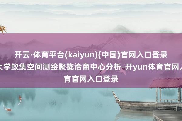 开云·体育平台(kaiyun)(中国)官网入口登录据清华大学蚁集空间测绘聚拢洽商中心分析-开yun体育官网入口登录